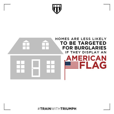 Using an American Flag to Prevent Burglaries