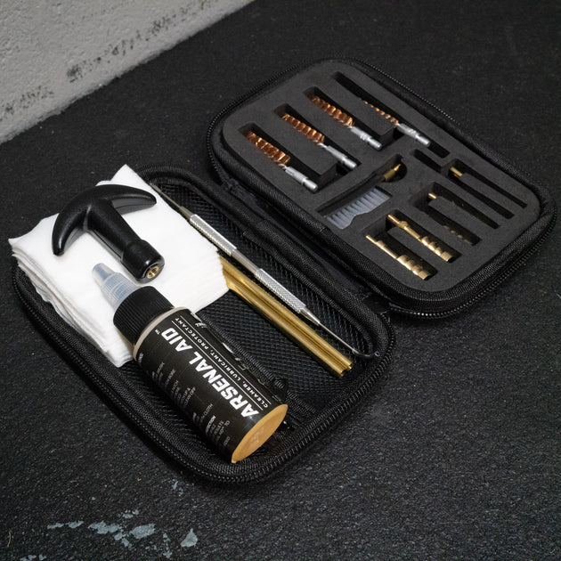 Arsenal Aid Complete Gun Cleaning Kit - Navy SEAL Developed CLP Included For Firearm Maintenance
