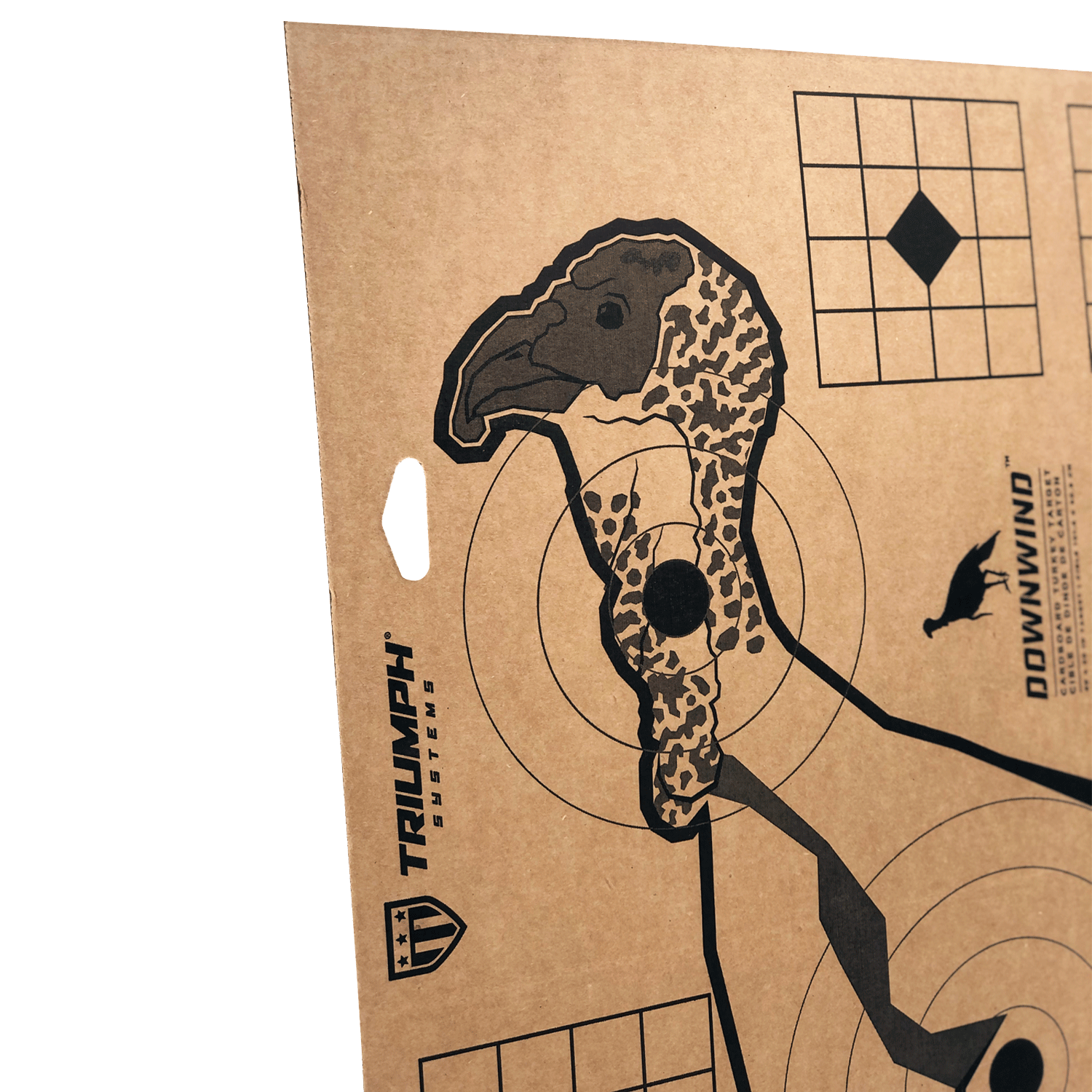 Turkey Target Hunting Targets: Downwind Cardboard Turkey Targets – Triumph Systems