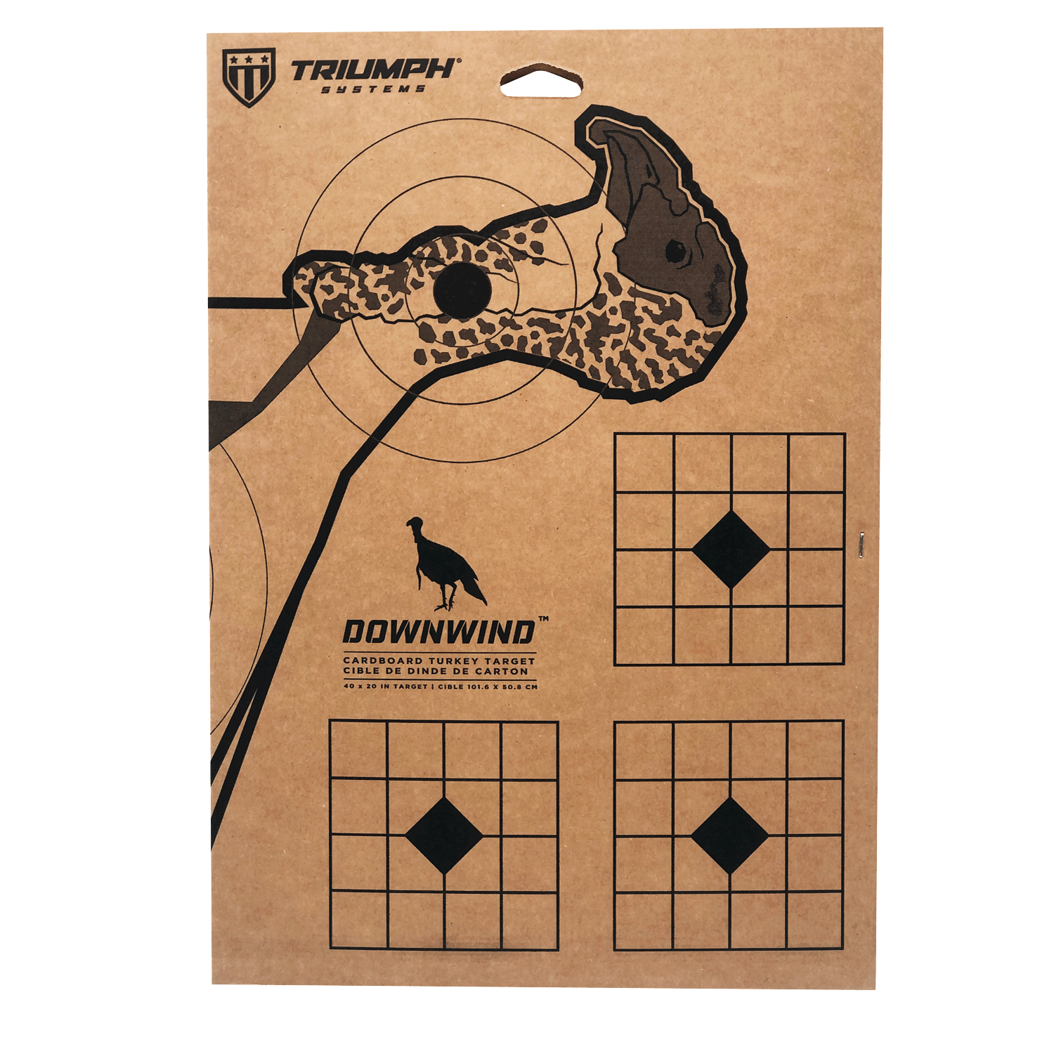 Turkey Bb Target Hunting Targets: Downwind Cardboard Turkey Targets – Triumph Systems