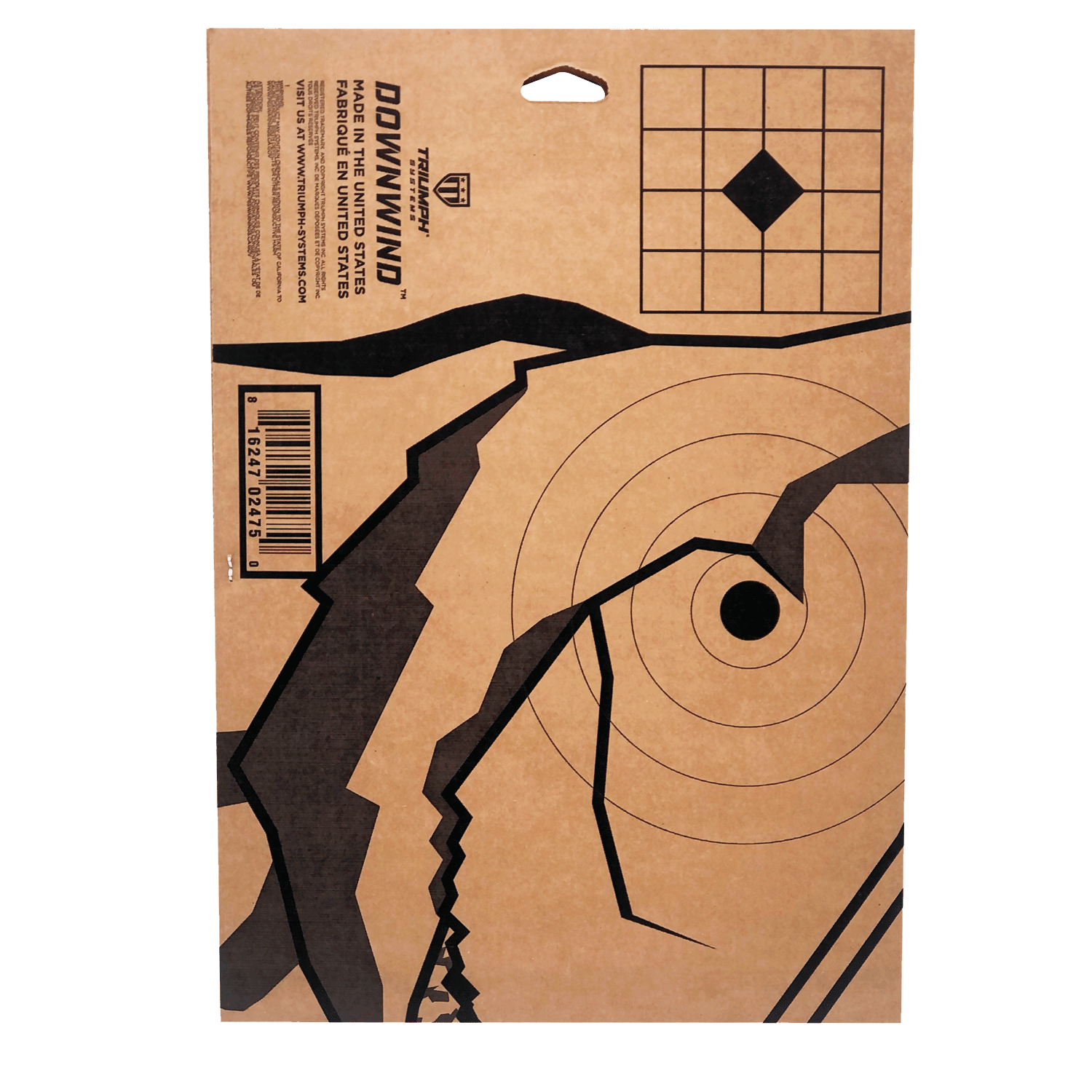 Tom Ridge Paper Target Hunting Targets: Downwind Cardboard Turkey Targets – Triumph Systems