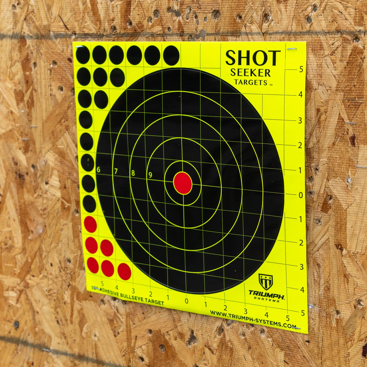10 Kill Target Reactive Targets: Shot Seeker 10-inch Adhesive Bullseye Targets ...
