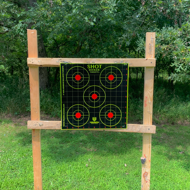 Reactive Targets: Shot Seeker Non-Adhesive Bullseye Targets