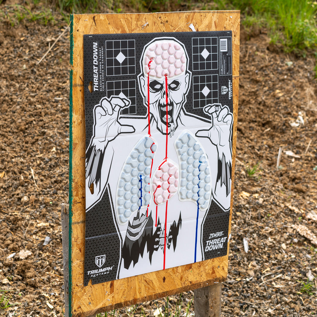 Zombie Targets For Shooting Range Zombie Mike Shooting Target - 12x18 ...